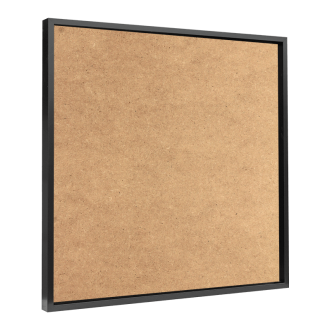 Hout frame MDF RAL 9005 satin gloss (100x100x6cm)