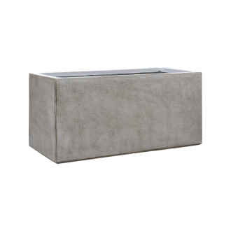 Antwerp Rectangle Planter Grey Brown (100x47x47cm)