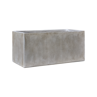 Antwerp Rectangle Planter Grey Brown (80x37x37cm)