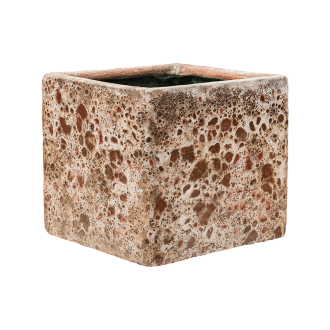 Lava Cube  Pink  Red (22x22x20cm)