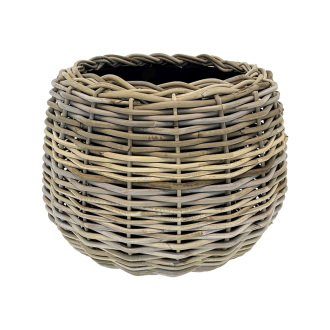 Ratan Tina šedohnědý (55x44cm)