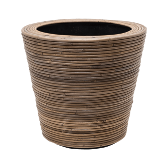 Ratan Stripe šedohnědý (38.5x36cm)