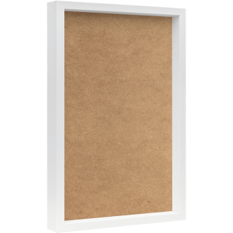 Hout frame MDF RAL 9010 satin gloss (60x40x6cm)