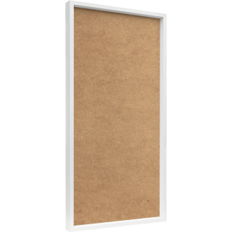 Hout frame MDF RAL 9010 satin gloss (120x60x6cm)