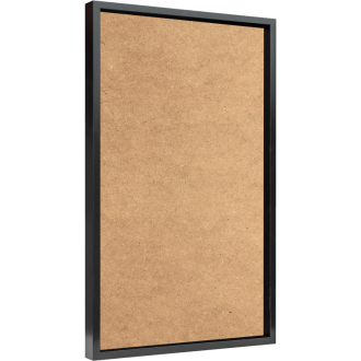 Hout frame MDF RAL 9005 satin gloss (100x60x6cm)